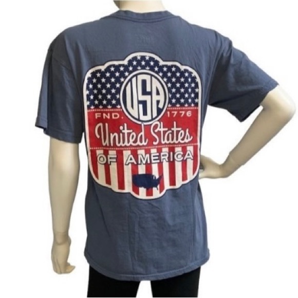 Royce Brand USA Unisex USA Short Sleeve Tee Shirt Size Small - Picture 2 of 4